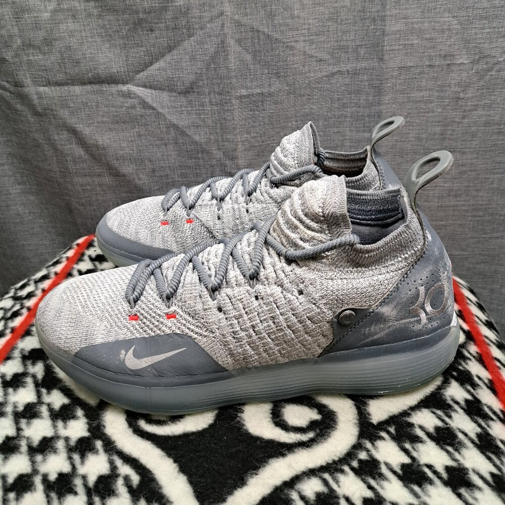%Men's Nike KD 11 Basketball Shoes A02604-002 Gray Size 13 Durant A8 - Picture 1 of 14